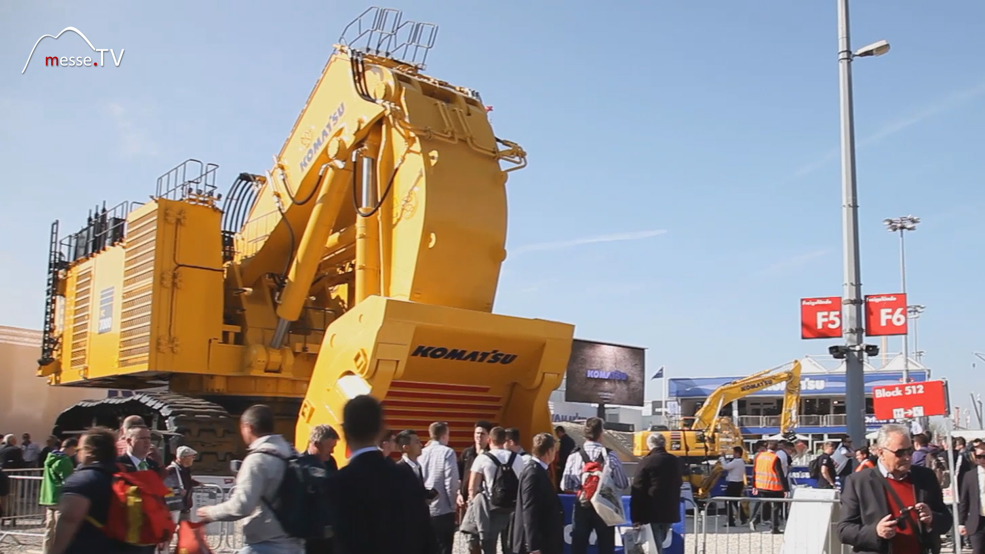 Bagger Komatsu bauma